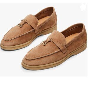 Milooey Peru Round Toe Loafers Comfort Slip On Lightweight Driving Loafers